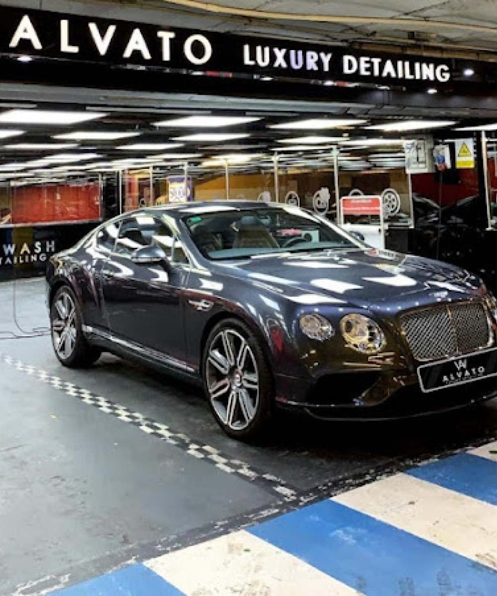Alvato Car Wash PINTOR SOROLLA Lavado de coches BRILLANTE en el Corte Ingles en Valencia AlvatoWash